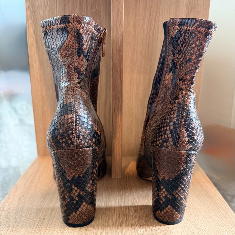 Aldo Snake Print Boots - Picture 3 of 4